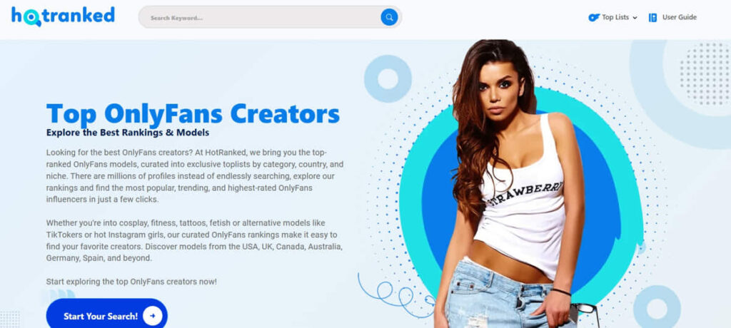 Hotranked Homepage