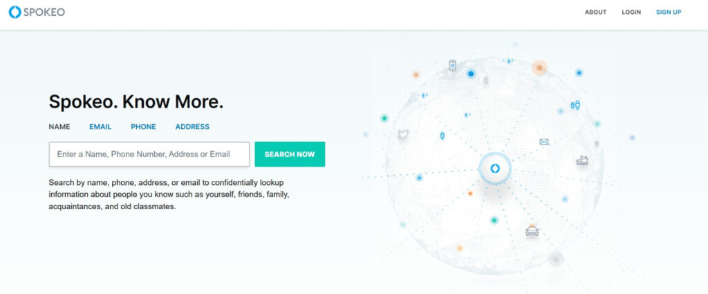 Spokeo Homepage
